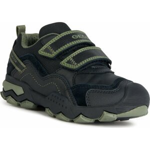 Polobotky Geox J Buller Boy J159VA 046FU C0033 D Black/Military