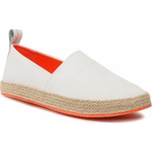 Espadrilky Calvin Klein Jeans Esparille Inst YM0YM00655 White/Firecracker 0LC