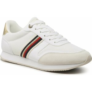 Sneakersy Tommy Hilfiger Essential Runner FW0FW07163 White YBS