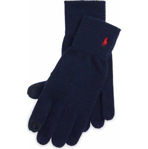 Dámské rukavice Polo Ralph Lauren 449923730002 Modrá