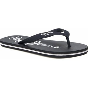 Žabky Pepe Jeans Bat Beach Brand M PMS70110 Black 999