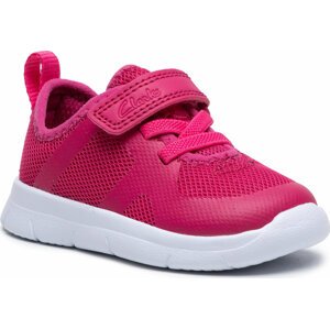 Sneakersy Clarks Arth Flux T 261515586 Raspberry