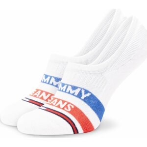Kotníkové ponožky Unisex Tommy Jeans 701221225 White 001