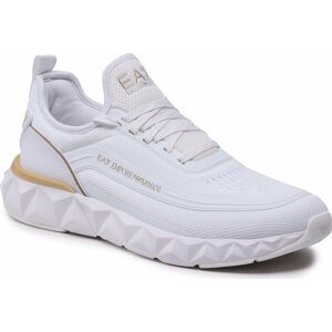 Sneakersy EA7 Emporio Armani X8X106 XK262 N195 White/Light Gold