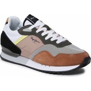 Sneakersy Pepe Jeans London One Bright M PMS30933 Sand 847