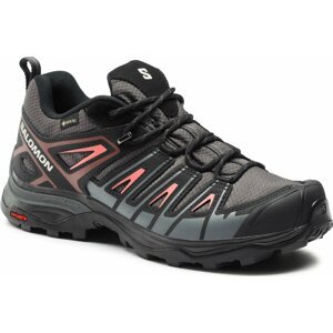 Trekingová obuv Salomon X Ultra Pioneer GORE-TEX L47197000 Magnet/Black/Tea Rose