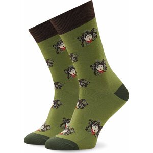 Klasické ponožky Unisex Curator Socks Medusa Zelená
