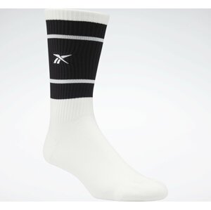 Klasické ponožky Unisex Reebok Classics Basketball Socks HC1906 white/black