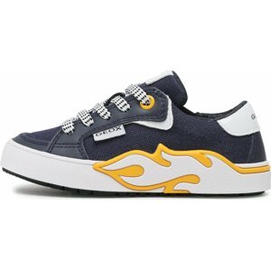 Sneakersy Geox J Alphabeet Boy J35HLA01054C0657 M Navy/Yellow