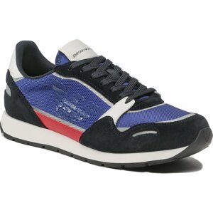 Sneakersy Emporio Armani X4X537 XM678 S155 Navy/Bluet/Of Wh/Red