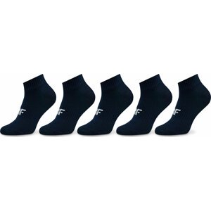 Sada 5 párů dětských nízkých ponožek 4F 4FJWAW23USOCM235 31S