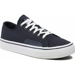 Tenisky Tommy Jeans Skate Canvas Ess EM0EM01175 Twilight Navy C87