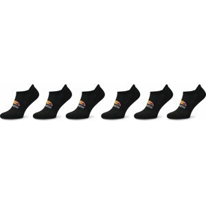 Sada 6 párů dámských nízkých ponožek Ellesse Reban Trainer Linear SBMA2301 Black 011