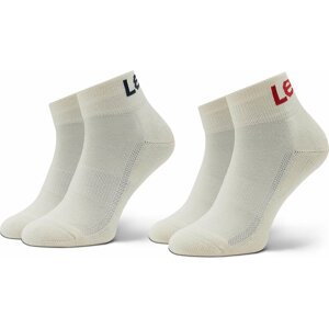 Sada 2 párů vysokých ponožek unisex Levi's® 701220677 Navy/Red