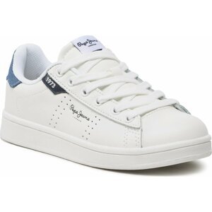 Sneakersy Pepe Jeans Player Basic B Jeans PBS30545 White 800