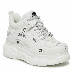 Sneakersy Buffalo Cld Corin 1636024 Graffiti White /Black