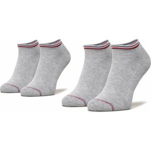 Sada 2 párů pánských nízkých ponožek Tommy Hilfiger 100001093 Tommy Original 085