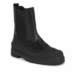 Kotníková obuv s elastickým prvkem Calvin Klein Chelsea Boot High HM0HM01215 Ck Black BEH