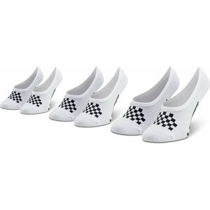 Sada 3 párů dětských kotníkových ponožek Vans Classic Canoodle VN0A48HCYB21 White/Black