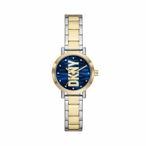 Hodinky DKNY Soho NY6671 Navy/Gold/Silver