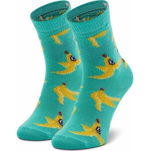 Vysoké dětské ponožky Happy Socks KBBS01-7000 Zelená