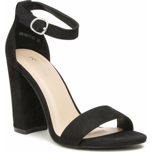 Sandály DeeZee WS18077-01 Black 3