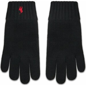 Dětské rukavice Polo Ralph Lauren 323879736 Černá