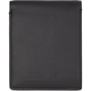 Pánská peněženka Calvin Klein Ck Must Bifold 5Cc W/Coin K50K510877 Ck Black Check BAX