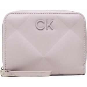 Malá dámská peněženka Calvin Klein Re-Lock Quilt Za Wallet Md K60K610785 VDQ