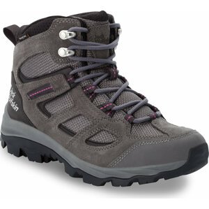 Trekingová obuv Jack Wolfskin Vojo 3 Texapore Mid W 4042472 Tarmac Grey / Pink