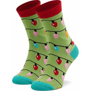 Vysoké dětské ponožky Dots Socks DTS-SX-473-Z Zelená