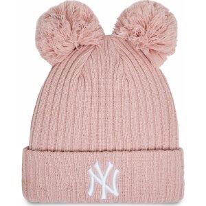 Čepice New Era Wmns Double Pom Nyy 60364289 Růžová