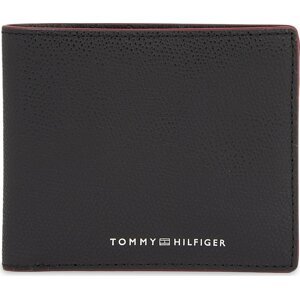 Pánská peněženka Tommy Hilfiger Th Struc Leather Cc And Coin AM0AM11604 Black BDS