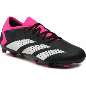 Boty adidas Predator Accuracy.3 Low Firm Ground Boots GW4602 Core Black/Cloud White/Team Shock Pink 2