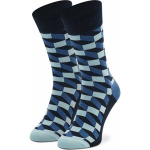Klasické ponožky Unisex Happy Socks FIO01-6050 Tmavomodrá