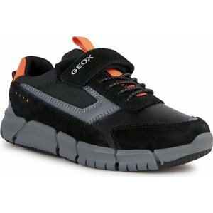 Sneakersy Geox J Flexyper Boy J359BA 05422 C0038 M Black/Orange