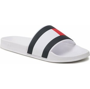 Nazouváky Tommy Hilfiger Rubber Th Flag Pool Slide FM0FM04236 White YBR