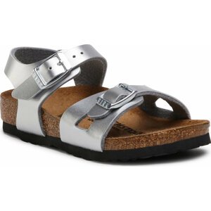 Sandály Birkenstock Rio Kids 1019201 Electric Metallic Silver