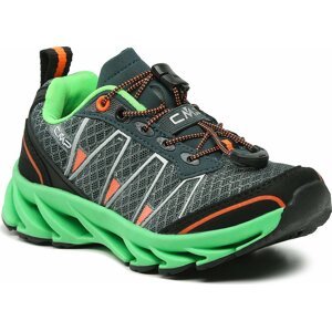 Boty CMP Kids Altak Trail Shoe 2.0 30Q9674K Petrol/Flash Orange 23EL