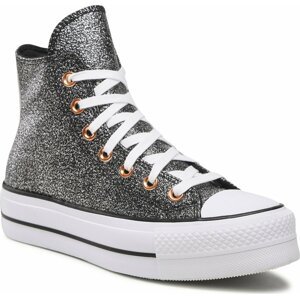 Plátěnky Converse Ctas Lift Hi A01301C Black/Copper/White