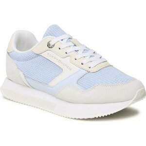 Sneakersy Tommy Hilfiger Essential Mesh Runner FW0FW07381 Breezy Blue C1O