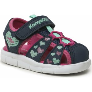 Sandály KangaRoos K-Tiffy 02105 000 4204 Dk Navy/Daisy Pink