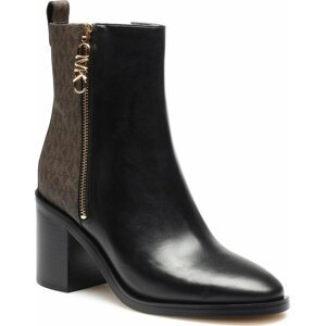 Polokozačky MICHAEL Michael Kors Regan Mid Bootie 40F3RGME8L Blk/Brown