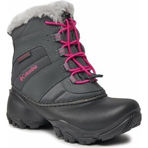Sněhule Columbia Youth Rope Tow™ Iii Waterproof 1637841 Dark Grey/ Haute Pink 089