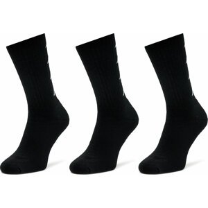 Sada 3 párů vysokých ponožek unisex Kappa 710069 Caviar 19-4006