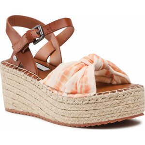 Espadrilky Pepe Jeans Witney Knot PLS90553 Peach 118