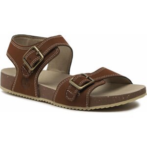 Sandály Timberland Castle Island 2 Strap TB0A5WGH9311 Dark Brown