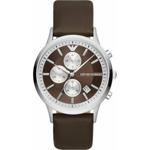 Hodinky Emporio Armani AR11490 Brown/Silver