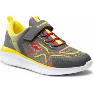 Sneakersy KangaRoos h 10019 000 2551 Steel Grey/Lemon Chrome