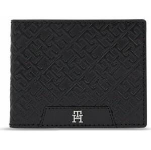 Pánská peněženka Tommy Hilfiger Th Mono Leather Mini Cc Wallet AM0AM11593 Black BDS